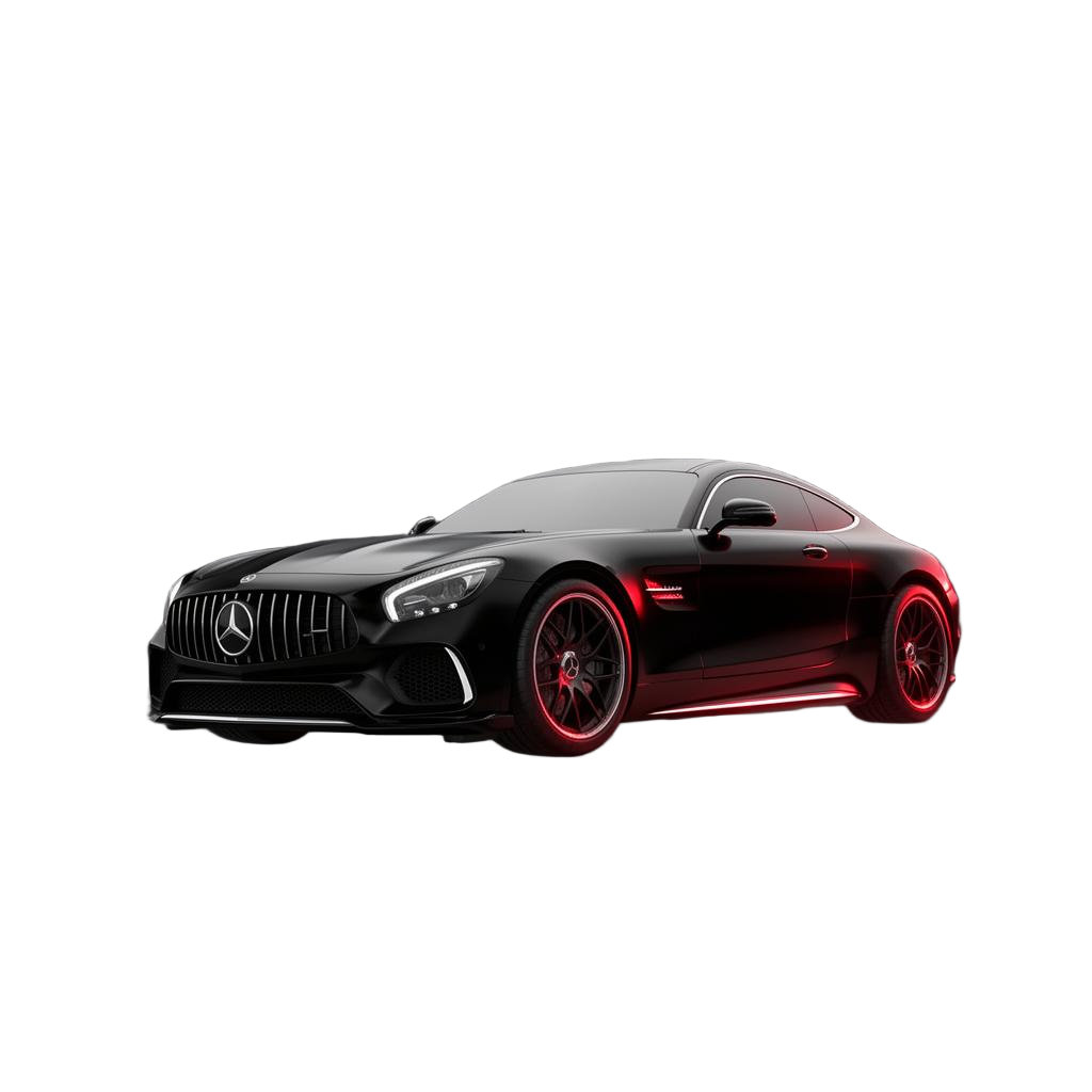 Floating luxury sports car